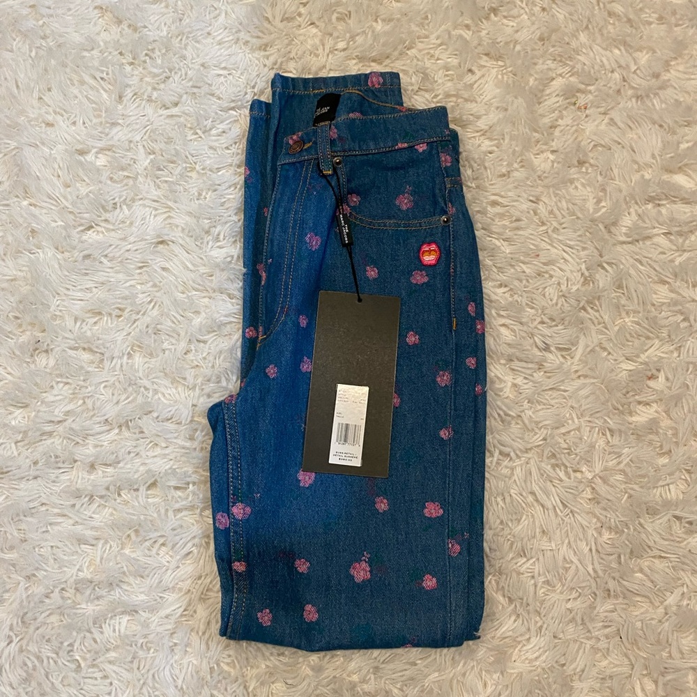 Marc jacobs floral five pocket jean